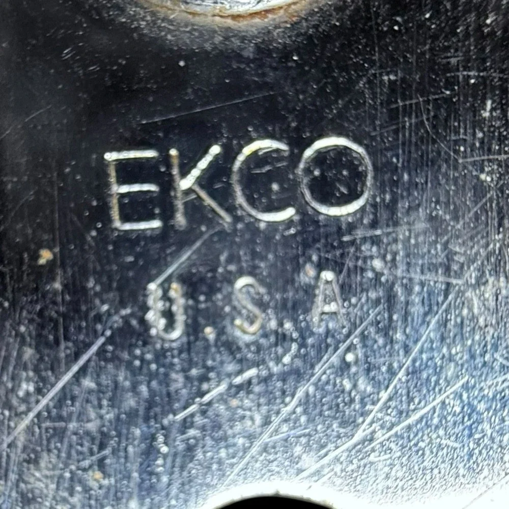Vtg Ekco Two‎ Prong Meat Carving Fork Nylon Plastic Handle